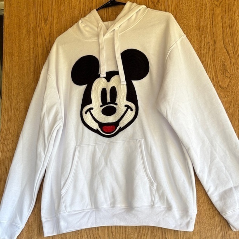 NWT Disney White Mickey Mouse Hoodie